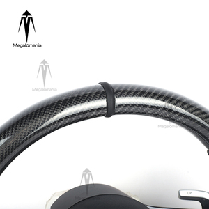 Volant en fibre de carbone compatible avec <span class=keywords><strong>Mercedes</strong></span> Benz W206 W463 W218 W212 W205 W204 W222 W221 W223 W213 GTS <span class=keywords><strong>GLA</strong></span> GLB GLC GLE GLS C63 - Product Image 2