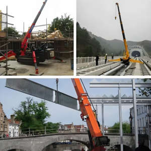 Mini Plataforma Elevadora de Alta Calidad, Modelo Hidráulico sobre Orugas para Pequeñas Construcciones con Brazo Telescópico - Product Image 6