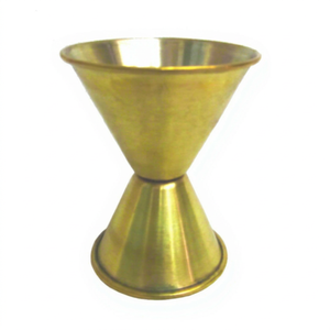 Stainless Steel Copper Gold Gunmetal Black Plated Double Jigger 30ml 50ml Banded Cocktail Measuring <b>Bar</b> <b>Tool</b> for Bartenders - Product Image 1