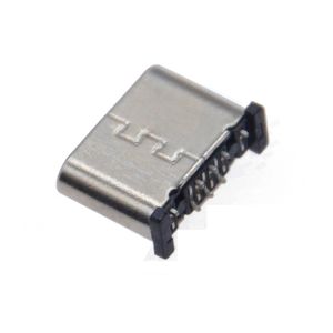 Conector de Datos USB Tipo-C de 16 Pines, Vertical, SMT, Macho, en Ángulo Recto de 180 Grados, Altura 6.0mm, Adaptador USB de Alta Velocidad para PCB - Product Image 3