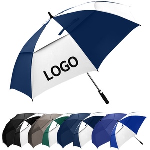 New Style Oversized Golf <b>Umbrella</b> 68 Inch Arc Double Canopy Windproof Custom Logo Business Gift Golf <b>Umbrella</b> - Product Image 1