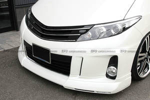 Para Toyota Estima ACR50 XR50 versiones Facelift, alerón delantero estilo MZGL de fibra de carbono y vidrio. - Product Image 3