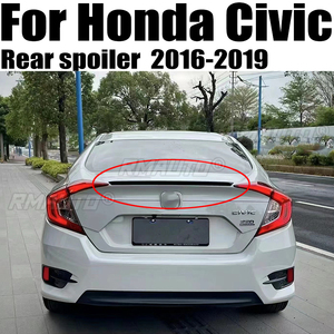 Spoiler pour Honda Civic 2016 2017 2018 2019, spoiler de haute qualité en ABS, spoiler de coffre arrière, accessoires de voiture - Product Image 1