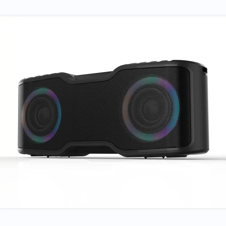 F2 Speaker Portabel Luar Ruangan, Pengeras Suara Nirkabel Stereo HD Bluetooth Bass Lebih Kaya Waktu Putar 20 Jam