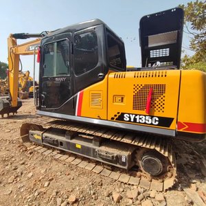 Oferta Especial: Excavadora Usada Original de Boutique SANY SY135C de 13 Toneladas, Excavadora Hidráulica de Orugas con Pocas Horas de Trabajo - Product Image 2