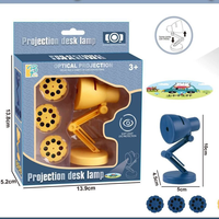 Projecteur Jouet avec 4 Disques, Jouets Électroniques Robot, Projecteur d'Histoires, Cadeau Idéal pour les Tout-Petits et les Enfants Filles Garçons