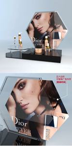 Présentoir acrylique moderne fait à la main debout <span class=keywords><strong>de</strong></span> plancher d'acier inoxydable pour des soins <span class=keywords><strong>de</strong></span> la peau d'ongle et l'affichage au détail cosmétique pour des vêtements - Product Image 6