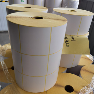 Rouleau d'autocollants thermiques premium à forte adhérence 3x5 pouces 100x150mm 125gsm pour tri de colis en entrepôt et étiquettes de bordereau de livraison - Product Image 1