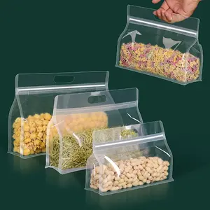 Chiusura lampo Saran Wrap sacchetti di plastica riutilizzabili PEVA cibo imballaggio a tenuta stagna sacchetti chiusi freschi Stand Up borsa fresca cucina Stoeage