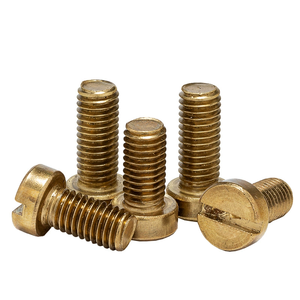 Din84 M1 M4 M6 3Mm <span class=keywords><strong>Brass</strong></span> Rãnh Cheesehead Hạt Thép Không Gỉ Và Bu Lông Tùy Chỉnh Nữ Nut Chèn Đồng Máy Vít - Product Image 3