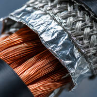 Cable flexible multipolar blindado de 0.5, 0.75, 1.0, 1.5, 2.5, 4.0 mm² con conductor de cobre trenzado para alimentación y automatización
