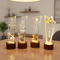 Trophée en cristal personnalisé, plaque d'honneur en cristal K9, souvenir en cristal, vente chaude