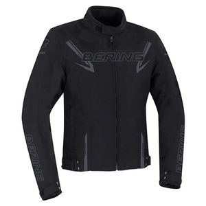 Blouson de moto BERING MACEO pour homme - Tissu gris et noir - Été/Mi-saison - Product Image 1