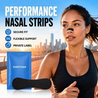 Bandelettes nasales anti-ronflement populaires de haute qualité avec vitamine C, oxygénantes, respirantes, noires, pour adultes et sportifs
