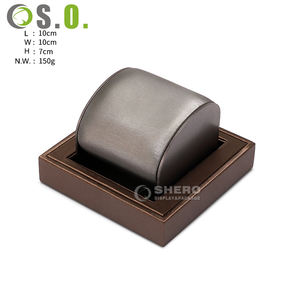 Support de présentation de bijoux en cuir PU personnalisé de luxe, organisateur durable, support de présentation de montres - Product Image 5