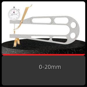 Jauge d'épaisseur pour <span class=keywords><strong>violon</strong></span>/<span class=keywords><strong>violoncelle</strong></span>/<span class=keywords><strong>contrebasse</strong></span>-Indicateur à cadran antichoc avec grande gorge profonde, outil de mesure - Product Image 3