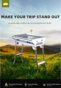 เตาบาร์บีคิวกลางแจ้งแบบพกพา/เตาถ่านสำหรับตั้งแคมป์/เตาบาร์บีคิวสำหรับครัวกลางแจ้ง - Product Image 6