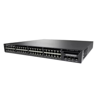 Licencia BASE DE LAN de conmutador Gigabit Ethernet de 24 puertos Catalyst 3650 con dos fuentes de alimentación