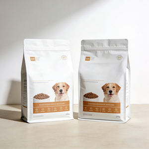 Embalagem Personalizada à Prova de Umidade para Ração Seca de Animais de Estimação, Saco Plástico com Zíper Reutilizável para Petiscos de Cães e Gatos, Saco de Fundo Plano com Base Reta - Product Image 3
