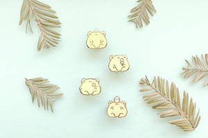 Hot Selling Manschetten knöpfe Eigenes Design Logo Metall Manschetten knöpfe Green Leaf Square Shape Benutzer definierte Manschetten knöpfe für Männer Luxus - Product Image 5