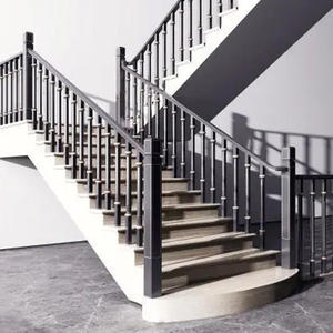 درابزين إبداعي من الحديد المطاوع من الحديد من من من من من من خلال قطع الدرابزين والدربزين بتقنية الليزر ، سياج داخلي - Product Image 6