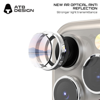 Protection d'objectif d'appareil photo de qualité supérieure pour iPhone 17/17 Pro, autocollant en verre trempé pour objectif, protection d'écran pour iPhone 16 15 14