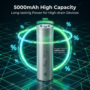 Batería de Iones de Litio Cilíndrica Reliance NMC de 3.7V 5000mAh 21700 de Larga Duración, Pasa con Éxito Pruebas de Seguridad de Abuso Extremo - Product Image 4