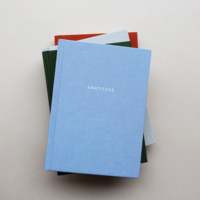 Carnets de réflexion quotidienne, protège bébé, en tissu et lin, personnalisé, couverture rigide, agenda, pour auto-soins