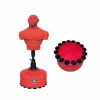 Sac de frappe autoportant en silicone en forme humaine pour l'entraînement de boxe