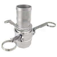 Raccords de tuyauterie en acier inoxydable et aluminium pour l'industrie de l'eau, type C E, femelle mâle, raccord rapide Camlock pour tuyau