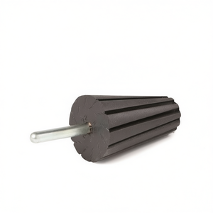 Ttake Conical Rubber Sleeve Holder 14/20x63 Mm 6 Mm Shaft For Abrasive Cloth Belts And Sleeves - Product Image 2