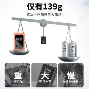 Pompe à air électrique portable Jekoo Mini 0-150 Psi avec écran LCD, gonfleur de pneus manuel pour vélo et voiture électrique - Product Image 4