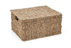 Cestas de Mimbre para Kits de <span class=keywords><strong>Higiene</strong></span>, Cesta de Mimbre Verde, Crochet para Regalos, Mini Cestas de Mimbre para Bebés, Artículos de Limpieza para el Hogar, Cestas Individuales de Pasto Marino - Product Image 5