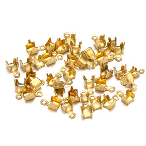 A2420 Thời Trang 18K Mạ Vàng Thép Không Gỉ Quyến Rũ Cuối Vị Trí Clasp Đóng Cửa Cho Vòng Cổ Vòng Đeo Tay Làm DIY - Product Image 2