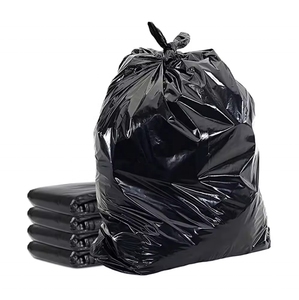 Factory Disposable Contractor Custom Logo Printing Yellow Garbage Bag <b>Storage</b> Medical Waste Portable <b>Plastic</b> Can Trash Bag - Product Image 1