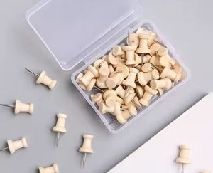 Épingles de sécurité en bois, attaches pour vêtements de mariage et de cérémonie, épingles porte-numéros, broches porte-étiquettes pour vêtements - Product Image 1