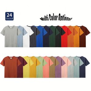 Camiseta Oversize Lisa de Algodón 100% de Alto Gramaje para Streetwear, Personalizable con Serigrafía Digital de Logotipo, 210 g/m² - Product Image 2