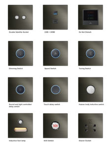 Ne pas déranger interrupteur propre porte cloche électrique interrupteur mural panneau en acier inoxydable Durable pour hôtels tension maximale 220V 13A - Product Image 6