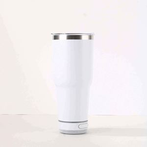 Mug en acier inoxydable pour adultes avec une capacité de 30 oz et un design moderne, embout en forme de bouche de haut-parleur - Product Image 4