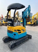 Mini excavadora Kubota u17 Precio barato mini excavadora usada Kubota Mini excavadora de segunda mano de 1,7 toneladas para la venta