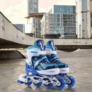 <span class=keywords><strong>Patines</strong></span> en Línea Ajustables con Luces, 4 Ruedas, <span class=keywords><strong>Patines</strong></span> en Línea Duraderos con Bota Rígida, <span class=keywords><strong>Precio</strong></span> Favorable - Product Image 2