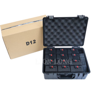 12 Channel 12 Cue Rechargeable Battery Wireless Remote Control Cold Fireworks Firing System Plastic Material with Spark Effect
