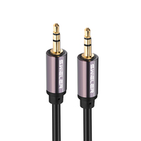 Adaptateur Jack 1/8, câble Aux plaqué or, câble Jack 3,5 mm, son stéréo haute fidélité, câble audio 3,5 à 3,5 TRS pour casque, haut-parleur de voiture