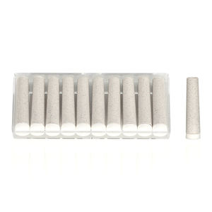 Embouts de filtre à charbon actif en forme de cônes personnalisés Embouts de filtre à charbon de noix de coco à tête en céramique