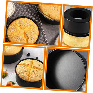 Bandeja Redonda Antiadherente <span class=keywords><strong>para</strong></span> Pizza con Orificio Central, de Acero al Carbono, <span class=keywords><strong>para</strong></span> Hornear con Calor Uniforme, Utensilio <span class=keywords><strong>para</strong></span> Hornear Pizza Casera - Product Image 3