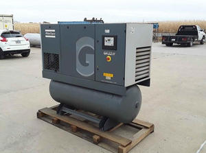 เครื่องอัดอากาศแบบสกรู Atlas Copco รุ่น G2 G3 G4 G5 G7 G11 G15 G18 G22 กำลังไฟ 7.5KW 15KW 11KW พร้อมถังดรายเออร์ในตัว ระบบ VSD FF TM - Product Image 2