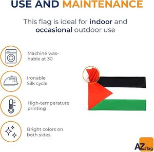 3X5ft рекламные 90x150 см Висячие экологически чистые цифровые печатные полиэфирные флаги палестинский газовый национальный флаг для - Product Image 4