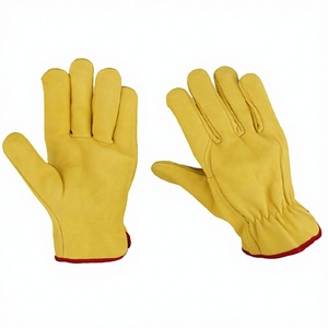 Alpine Industries OEM <b>Driver</b> <b>Gloves</b> Grained Goatskin Leather Safety Anti-Slip/Anti-Cut/Anti-Impact Custom Color/Size Wholesale - Product Image 1