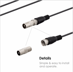 Antenne TV numérique longue portée 2022, meilleures antennes TV pour les chaînes de mon secteur, antenne intérieure <span class=keywords><strong>OTA</strong></span> VHF UHF - Product Image 3