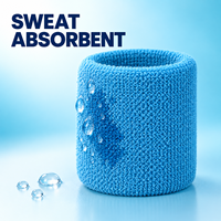 Bandeau anti-transpiration OEM pour Pickleball, Padel et Tennis – Bracelet de poignet souple en polyester élastique – Accessoire de sport pour le soutien du poignet